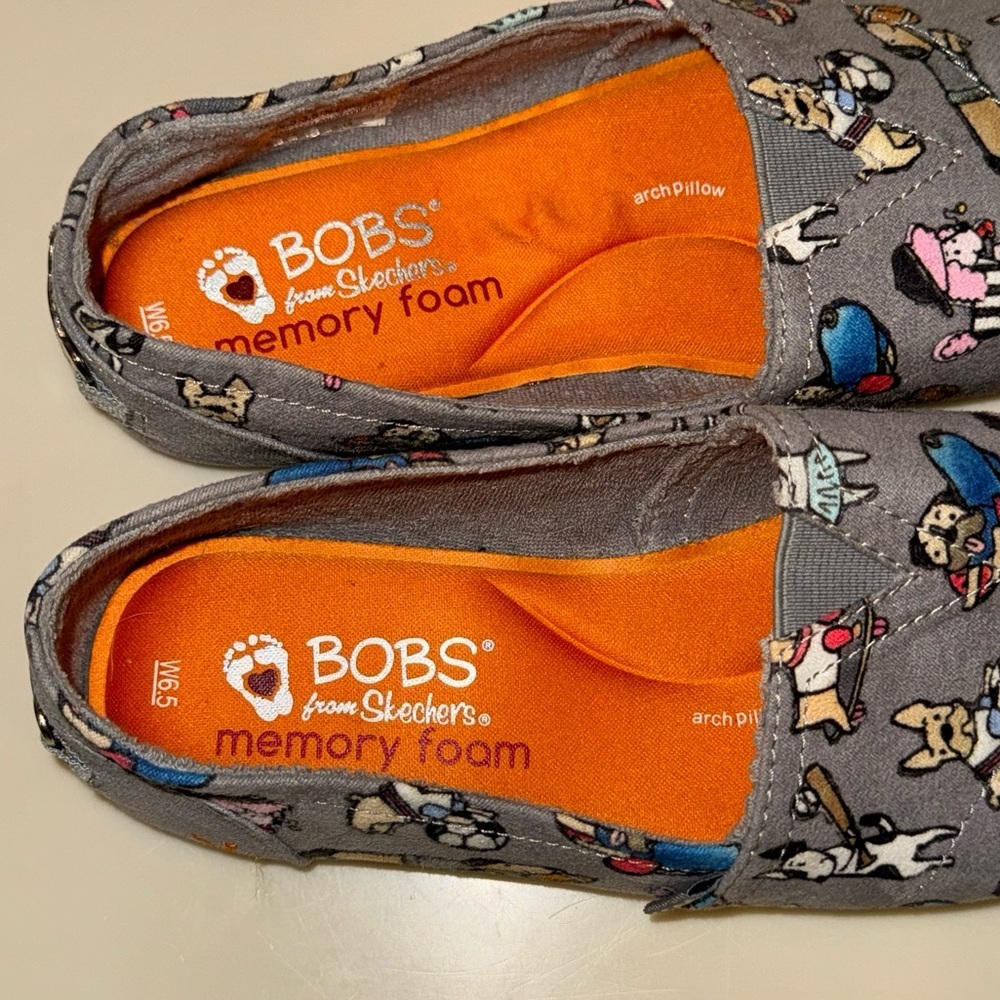 Bobs Plush Sporty Dogs Casual Slip-On Flats Bobs For Dogs New - Picture 14 of 16
